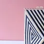 Autres tables  - Illusion End Table Duo - Bone & Mother of Pearl Inlay - HOUSE OF JAIPUR