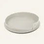 Leather goods - Round steel and leather tray PLETO - LIMAC DESIGN