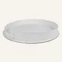 Leather goods - Round steel and leather tray PLETO - LIMAC DESIGN