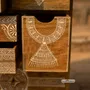 Chests of drawers - Jaipur Hand-Painted Solid Wood Chest of Drawer - HOUSE OF JAIPUR