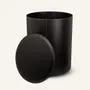 Objets design - Porte bûches acier-cuir TUTUN - LIMAC DESIGN
