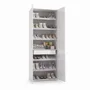 Wardrobe - Multipurpose cabinet with 2 doors, 1 drawer and 6 shelves - TERRANEO