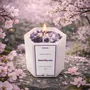 Cadeaux - Bougie bijou pierres Améthyste - parfum Fleur de Cerisier - SLOYA