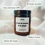 Cadeaux - Bougie Parfumée - C'est la moule à la plage - Musc blanc – 160g - MUISTI