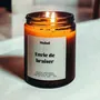 Cadeaux - Bougie Parfumée - Envie de braiser - Musc blanc – 160g - MUISTI