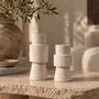 Objets de décoration - Bougeoir Tino en travertin marocain - DESIGN TRIP