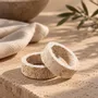 Objets de décoration - Rond de serviette Marco en travertin - DESIGN TRIP