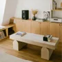 Tables basses - Table basse Calyra en travertin naturel - DESIGN TRIP