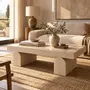 Tables basses - Table basse Calyra en travertin naturel - DESIGN TRIP