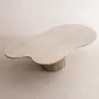 Tables basses - Table basse Kleos en travertin naturel - DESIGN TRIP