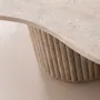 Tables basses - Table basse Kleos en travertin naturel - DESIGN TRIP