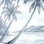 Wallpaper - Custom wall decor - BORA - LGD01 DECOR MURAL SUR MESURE