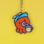 Design objects - "Lil' tako - drink” recycled acrylic keychain - YEAAAH! STUDIO
