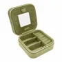 Bijoux - Boîte à bijoux velours vert olive - SLOYA