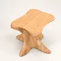 Tabourets - Harmonia | Tabouret Sculpté Exclusif | Chêne Européen Massif - NEXART