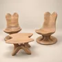 Lounge chairs - Athena Collection | Exclusive Lounge Series | Premium Solid Oak Wood - NEXART