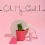 Other wall decoration - Wire Wall Decor\" Oh My God! \” - to pin - Jewelry from - BIJOUX DE MUR