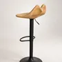 Chairs - Lyra | Sculpted Bar Chair | European Oak Wood - NEXART