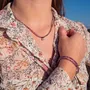 Bijoux - Bracelet Lumia en pierres Améthyste - SLOYA