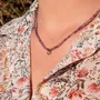 Cadeaux - Collier Lumia en pierres Améthyste - SLOYA