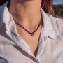 Cadeaux - Collier Lumia en pierres Lapis-Lazuli - SLOYA