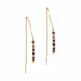 Cadeaux - Boucles d'oreilles pendantes Lumia en pierres Tourmaline - SLOYA