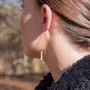 Cadeaux - Boucles d'oreilles pendantes Lumia en pierres de Lune - SLOYA
