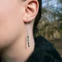 Cadeaux - Boucles d'oreilles pendantes Lumia en pierres Turquoise Africaine - SLOYA