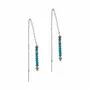 Cadeaux - Boucles d'oreilles pendantes Lumia en pierres Apatite - SLOYA