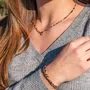 Cadeaux - Collier, bracelet et boucles d'oreilles Lumia en pierres Tourmaline - SLOYA