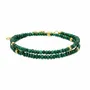 Cadeaux - Collier, bracelet et boucles d'oreilles Lumia en pierres Malachite - SLOYA
