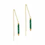 Cadeaux - Collier, bracelet et boucles d'oreilles Lumia en pierres Malachite - SLOYA