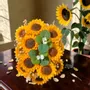 Décorations florales - Bouquet de bougies parfumées au tournesol - WIRAWIRI