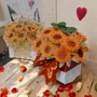 Décorations florales - Bouquet de bougies parfumées au tournesol - WIRAWIRI