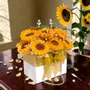 Décorations florales - Bouquet de bougies parfumées au tournesol - WIRAWIRI
