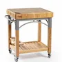 Couverts & ustensiles de cuisine - Chariot ARREDO avec bloc de boucherie - MEJ, IL CEPPO FRUTTERO