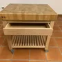 Kitchen utensils - Trolley with butcher block - MEJ, IL CEPPO FRUTTERO