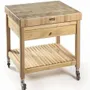 Kitchen utensils - Trolley with butcher block - MEJ, IL CEPPO FRUTTERO