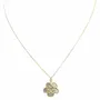 Bijoux - Collier pendentif fleur diamant polki - Diana Flower bis - SOPHIE DESCHAMPS BIJOUX