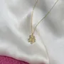 Bijoux - Collier pendentif fleur diamant polki - Diana Flower bis - SOPHIE DESCHAMPS BIJOUX