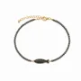 Jewelry - Black diamond and pyrite fish bracelet - KIKO PYRITE - SOPHIE DESCHAMPS BIJOUX