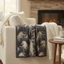 Fabrics - Palms throw - SOFIA TOSCANO