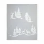 Fabrics - Babele recycled-cotton trees and deer throw - SOFIA TOSCANO
