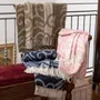 Fabrics - Super Soft Babele Arabesque cotton throw - SOFIA TOSCANO
