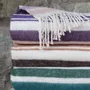 Fabrics - Super Soft Babele Stripe recycled-cotton throw - SOFIA TOSCANO