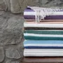 Fabrics - Super Soft Babele Stripe recycled-cotton throw - SOFIA TOSCANO