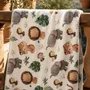Throw blankets - Baby blanket — Forest animals - SOFIA TOSCANO