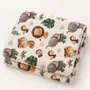 Throw blankets - Baby blanket — Forest animals - SOFIA TOSCANO
