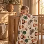 Throw blankets - Baby blanket — Forest animals - SOFIA TOSCANO
