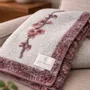 Fabrics - Peach boiled-wool blanket - SOFIA TOSCANO